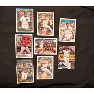 Juan Soto Washington Nationals San Diego Padres New York Mets Lot 8 Cards